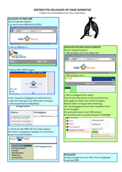 Inloginstructie - Bridgeclub Schollevaar