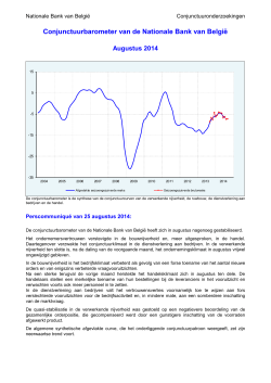 Conjunctuurbarometer van de Nationale Bank van België