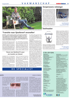 hoogstraten blauw vlas schildersvakkrant