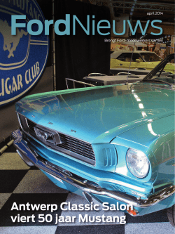 Antwerp Classic Salon viert 50 jaar Mustang