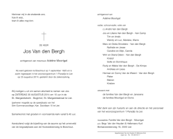 Jos Van den Bergh