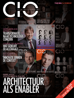 InnovatIe bInnen de context - IT