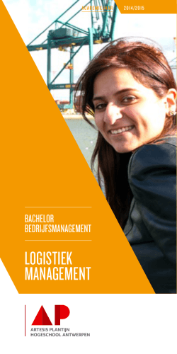 Logistiek management - Plantijn Hogeschool