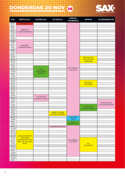 DonDerDag 20 nov