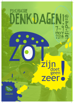 2014 nov@zandvliet - Vlaamse Dienst Speelpleinwerk vzw