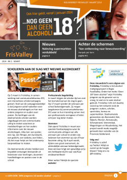 FrisValley 2 0 - Nieuwsbrief maart 2014
