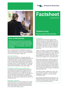 Factsheet - Gemeente Rotterdam
