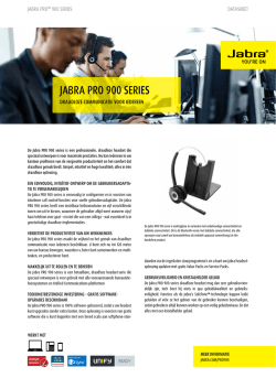 Jabra PrO 900 SerieS