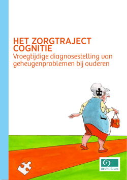 HET ZORGTRAJECT COGNITIE - AZ Sint