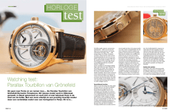 HORLOGE - Gr&ouml;nefeld
