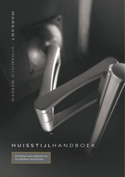 HUISSTIJL HANDBOEK