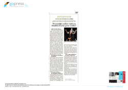 interview de standaard