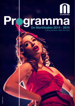 Programma - Stad Herk-de-Stad