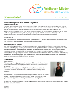 Nieuwsbrief nr. 03 - Veldhoven Midden