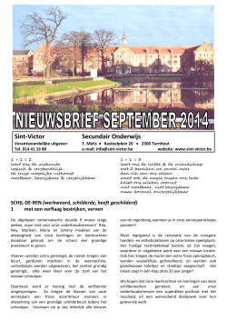 September 2014 - Sint