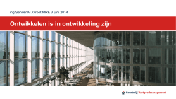 Herontwikkelen is in ontwikkeling zijn