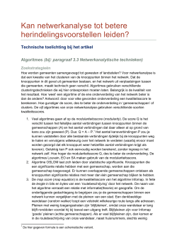 Technische toelichting netwerkanalyse (pdf)