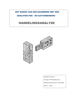 Het maken van een Raamwerk