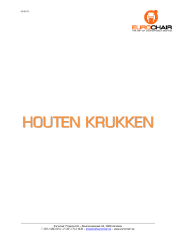 HOUTEN KRUKKEN - Eurochair stoelen krukken