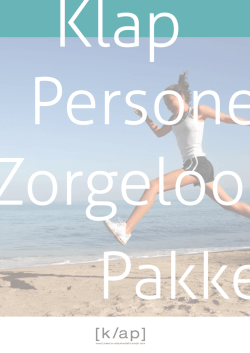 Het Klap Personeel Zorg(eloos) Pakket