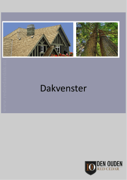 Dakvenster - Red Cedar dak