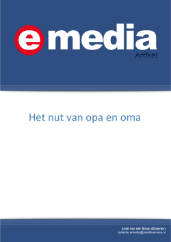 Het nut van opa en oma