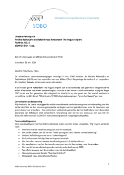 Directie Participatie Notitie Reikwijdte en