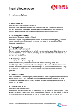 Inspiratiecarrousel - Gemaakt in Gelderland