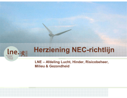 Herziening NEC-richtlijn