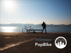 AppsForGhent - PopBike