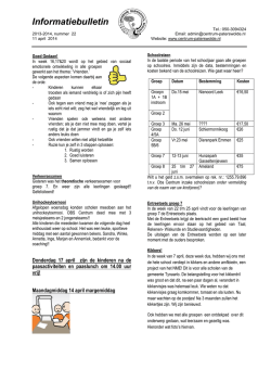 informatiebulletin 22 - OBS Centrum