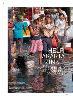 Help, Jakarta zinkt! Mag Nederland het probleem oplossen?