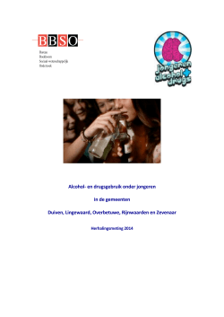 BBSO Rapport vierde meting AD-gebruik jongeren Rivierenland 2014
