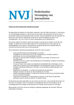 Profiel van de NVJ-bestuurder Arbeidsvoorwaarden De
