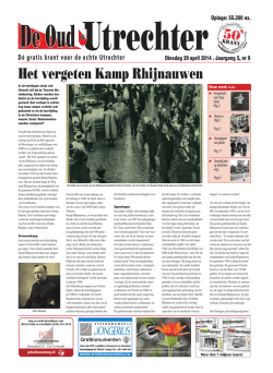 Het vergeten Kamp Rhijnauwen - De Oud