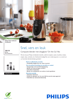 HR2876/00 Philips Miniblender