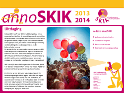 annoSKIK 2013 2014 - SKIK Stichting Kinderopvang