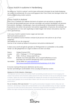 Cursus 24 januari - Prof. Waterinkschool