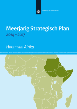 Meerjarige Strategische Plannen (MJSP) 2014-2017