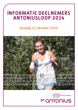Lees de Antoniusloop-brochure