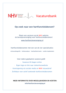 NHV Vacaturebank voor ziekenhuizen