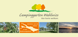 Van harte welkom. - Campinggarten Wahlwies