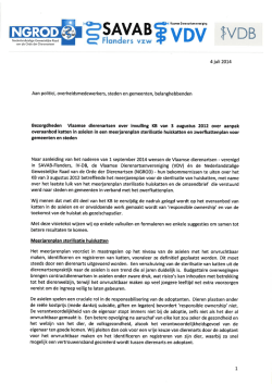 Bijlage - Orde der dierenartsen