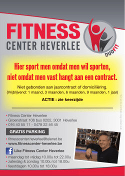 Hier sport men omdat men wil sporten, niet omdat men