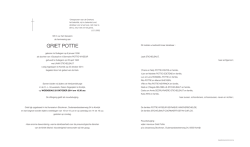 Griet Pottie - STOCKMAN uitvaartzorg