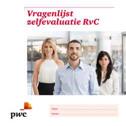 Vragenlijst zelfevaluatie RvC
