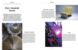Intern #2 2014 studenten ontwerpen met restmateriaal