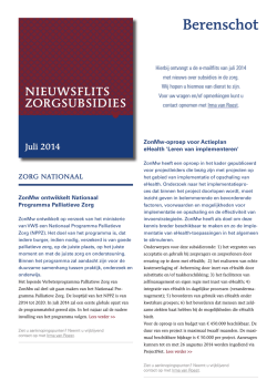 Juli 2014 - Berenschot