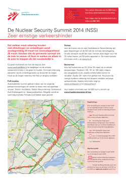 De Nuclear Security Summit 2014 (NSS)