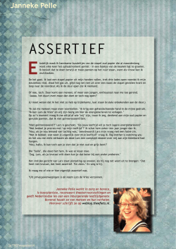 ASSERTIEF - REFmagazine.nl